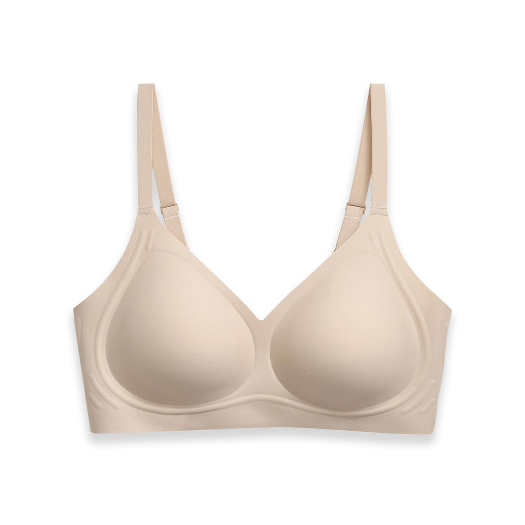 Seamless Wireless Bra with Semi-Fixed Cups | Supportive Everyday Bra