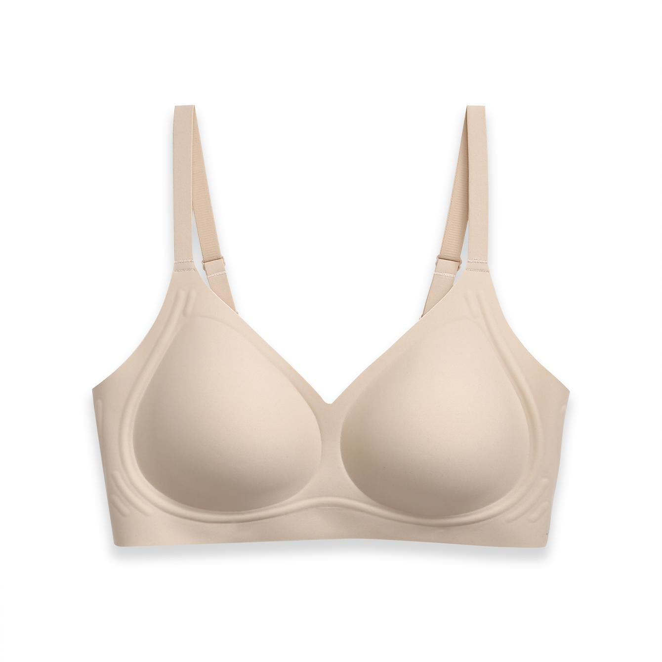 Seamless Wireless Bra with Semi-Fixed Cups | Supportive Everyday Bra