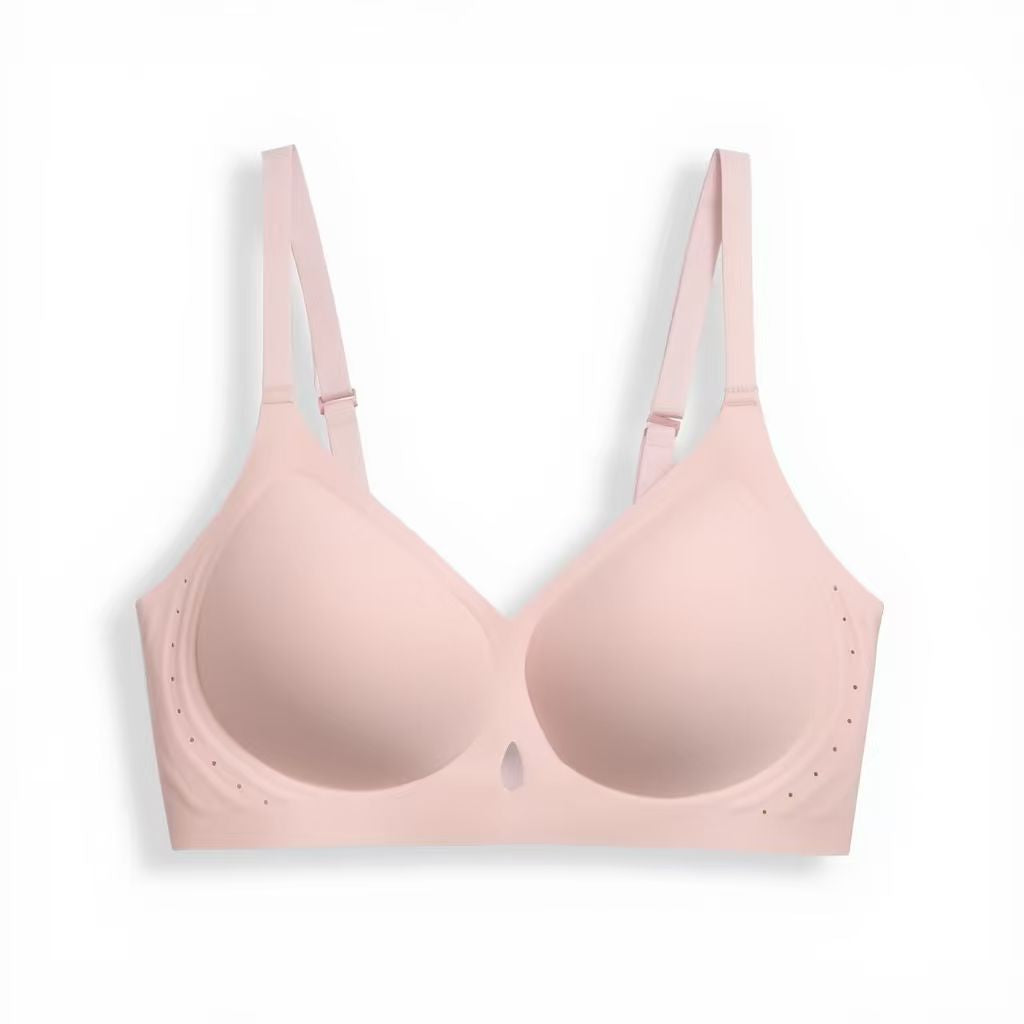 Stylish Teardrop Wireless Bra | Seamless Support with Adjustable Straps