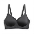 Scalloped V-Neck Seamless Wireless Bra | Perfect T-Shirt Bra