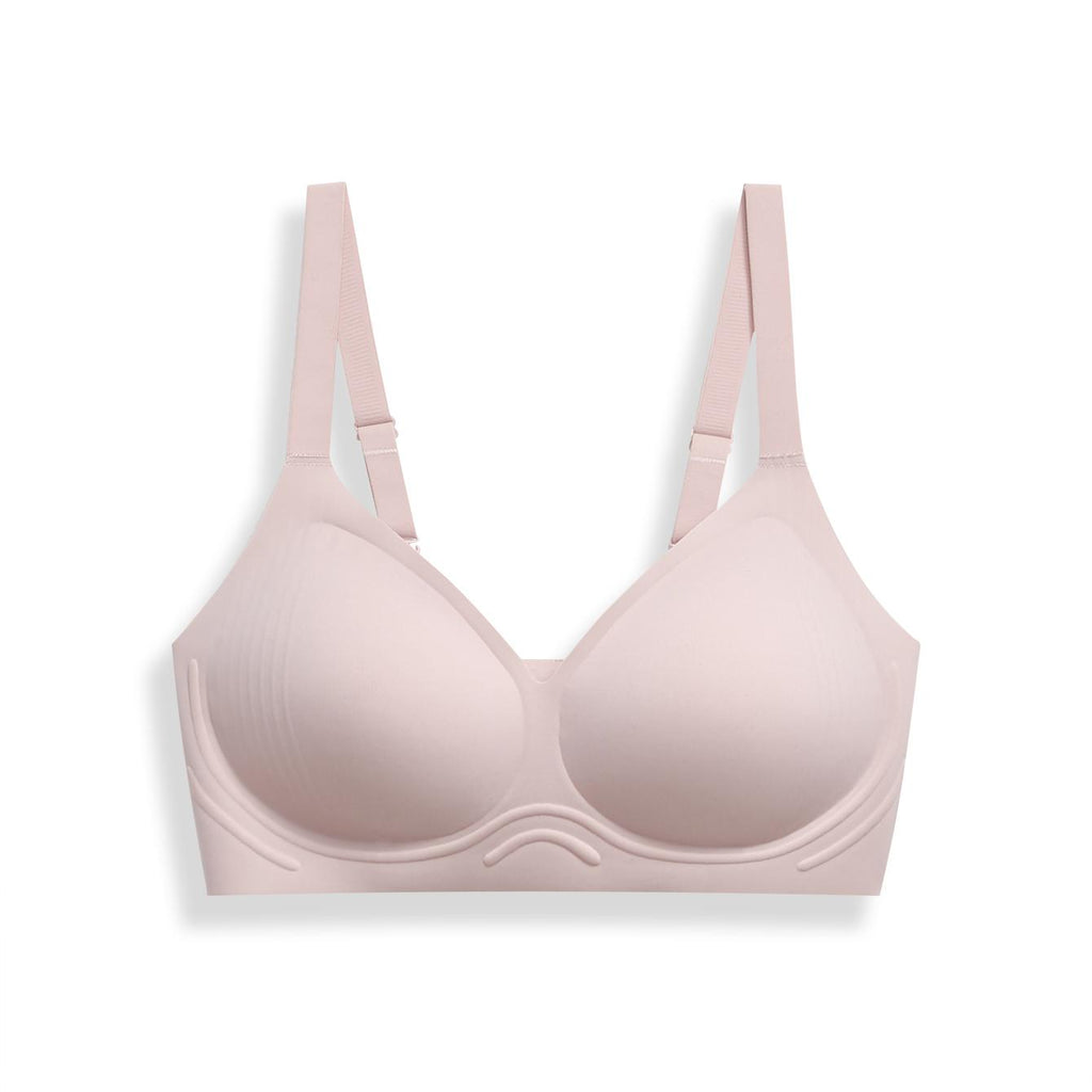 Seamless Wireless Bra with Semi-Fixed Cups | Supportive & Breathable