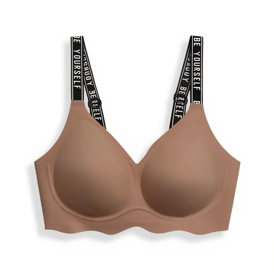 Fashion Seamless Wireless Bra with Scalloped Hem | Comfortable Everyday Wear