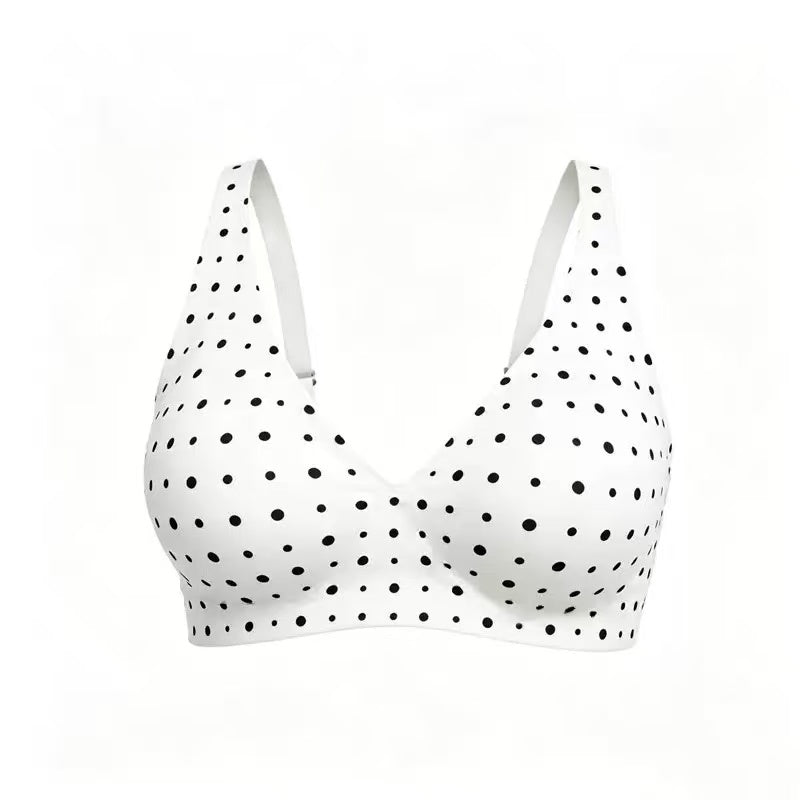 Seamless Wireless Bra with V-Neck | Comfortable Everyday Wear