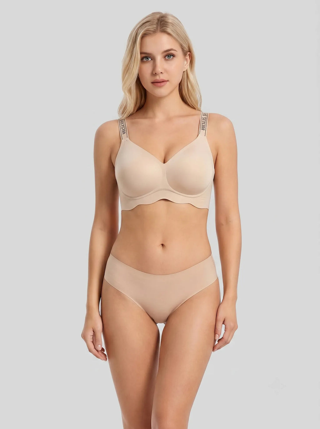 XCVIA comfortable high waist thong - back view