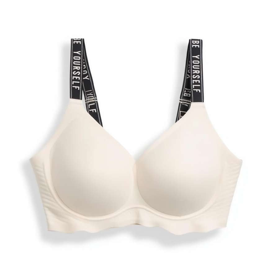 Fashion Seamless Wireless Bra with Scalloped Hem | Comfortable Everyday Wear